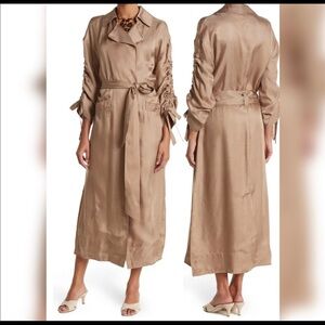 NWT CINQ A SEPT Aziza Longline Jacket